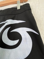 Charles Gracie Jiu Jitsu No Gi Shorts Adult 28 Made In USA Black BJJ MMA Logo