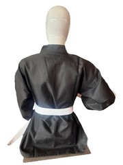 Black TRADITIONAL V-NECK UNIFORM perfect for Taekwondo and other Martial Arts