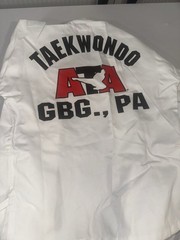 NEW ATA World Martial Arts Uniform JACKET/PANTS/BELT GBG.. Pa. TAEKWONDO