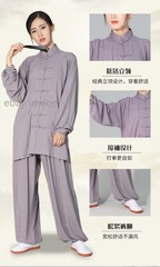 Soft Cotton Martial Arts Wing Chun Clothes Tai Chi Uniform Kung Fu Suit Summer