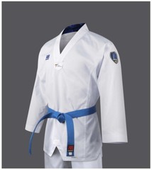 MOOTO EXTERA S6 Uniform (with White V NECK) WT (World Taekwondo) Fighter Dobok