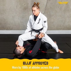 Elite Sports Ultra-Light Women’s BJJ GI – IBJJF Jiu-Jitsu GI for Girls and wo…