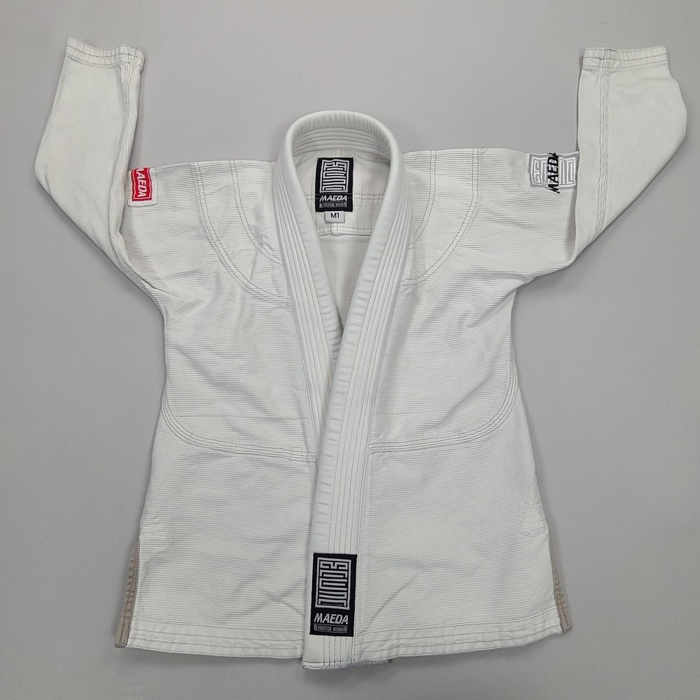 Maeda Gi Adult M1 White BJJ Ju Jitsu MMA Indoors Tradition Within