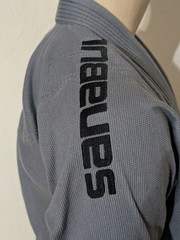 Sanabul Essential BJJ Gi Kimono Top for Men Brazilian Jiu Jitsu Gi Size A1 Grey