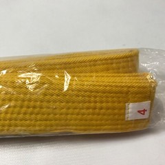 New Gi Kimono Belt Macho Size 4 Yellow Martial Arts MMA Karate New