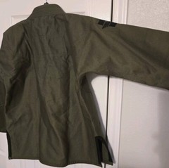 Elite Kids Martial Arts Jiu Jitsu Uniform Gi Top Only Green Size C3 New Tags