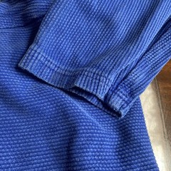 Vulkan Pro Light Jiu Jitsu Gi Jacket Mens Large A2 Blue 100% Cotton Brazil