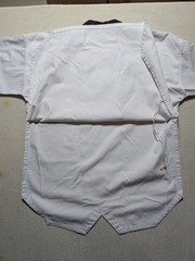 Y2K Adidas Korean World Taekwondo Federation Gi Uniform Top White Sz 4 180 CM