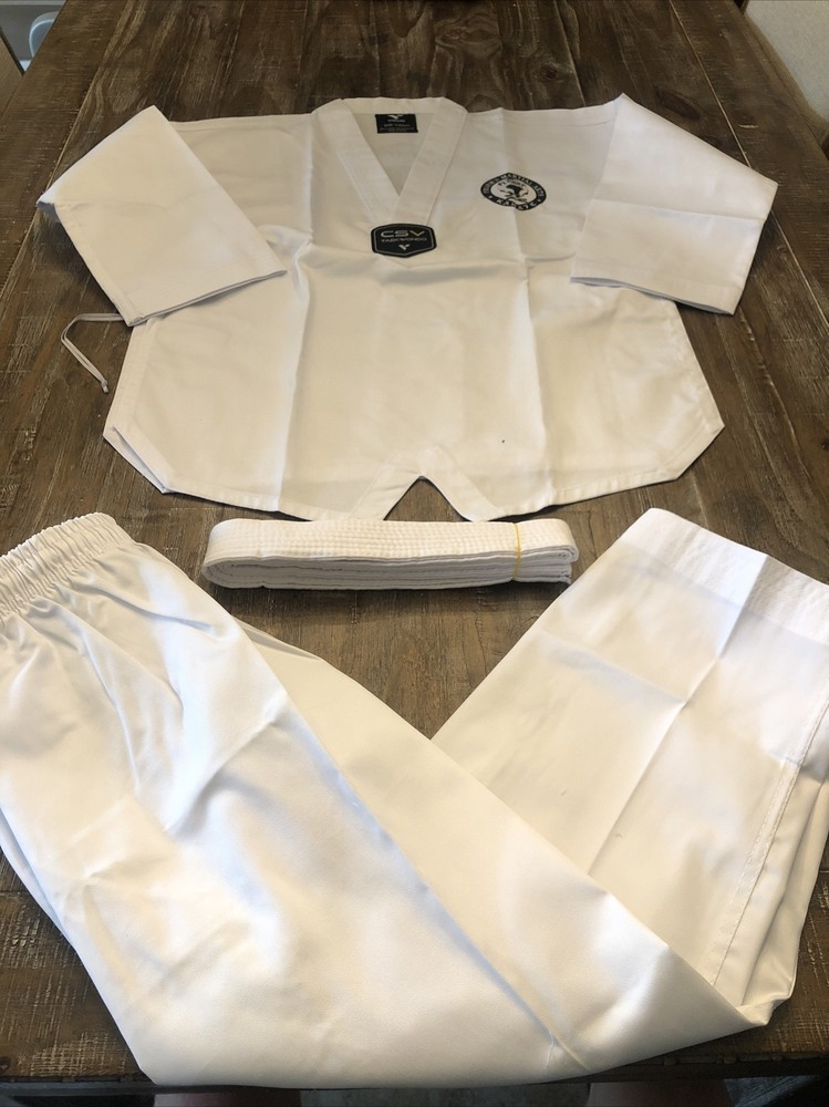 Vision Tusah Uniform Sparring Easy Fit White 150cm