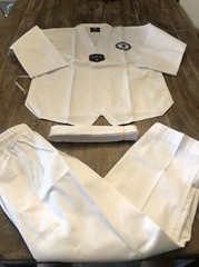Vision Tusah Uniform Sparring Easy Fit White 150cm