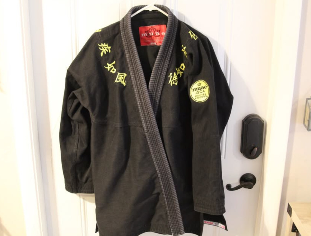 Preowned Muaewear Lightweight BJJ Gi with Pants (A3 – Black)