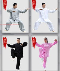 Tai Chi Uniform Kung Fu Martial Arts Suit Wing Chun Wushu Outfit Cotton Clothes