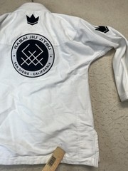 One Jiu Jitsu Kingz Brazilian Kimono White Size M1 Top Only See Pics