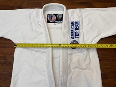 American Top Team Century BJJ Jiu Jitsu Gi Kimono Set White Size A1 100% Cotton
