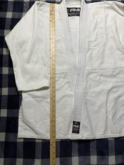 Fuji Gi White Jiu Jitsu MMA Kimono Top BJJ Martial Arts Single Weve No Belt Sz 3