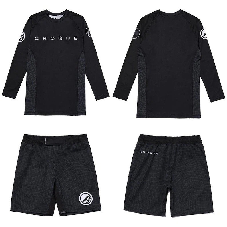 Shoyoroll Batch #121 Weaves Rash Guard LS & Fitted Shorts Set – BJJ / MMA