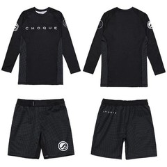 Shoyoroll Batch #121 Weaves Rash Guard LS & Fitted Shorts Set – BJJ / MMA