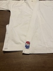 ProForce Diamond 14oz White Karate Gi Kata Size 3.5
