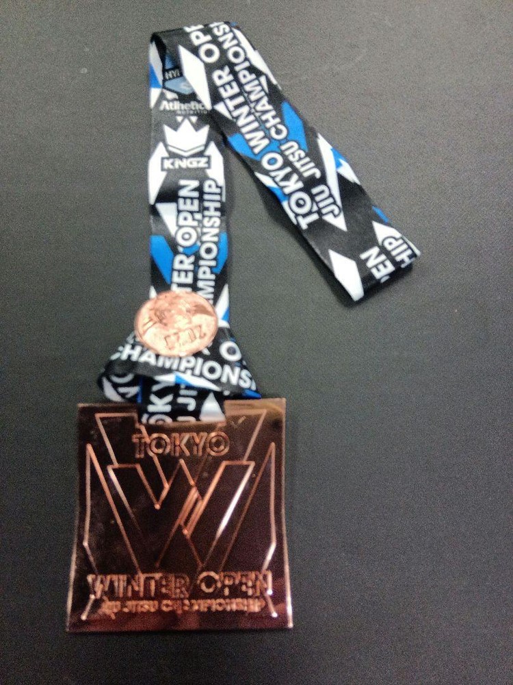Brazilian Jiu Jitsu Bronze Medal ASJJF TOKYO WINTER 2025 BJJ Japan Limited