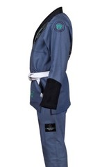 Worios kids Competition Limited Edition JiuJitsu Gi Gray/Black (Elastic Waist)