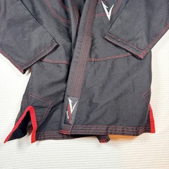 Vector Sports Attila Series BJJ Gi Top Jacket, Kids Unisex K4 Black/Red 208