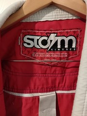 STORM Set White Gi BJJ Top Bottom Kimono Size A2
