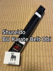 Shureido BU Karate Belt Obi Made in Japan Okinawa official karate brand