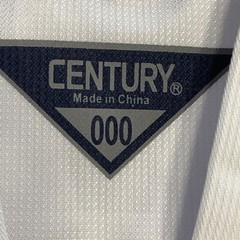 TKD CENTURY Unisex Kids Uniform White V Neck Short Sleeve Drawstring
