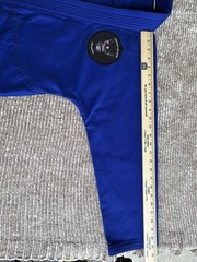 Jiu Jitsu Jacket No Belt Or Pants Royal Blue Size M4 Used Good Condition,