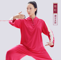 Unisex Martial Arts Suit Chinese Traditional Milk Silk Tai Chi Kung Fu Uniform
