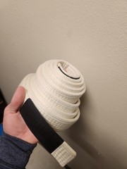 BJJ white Belt (100% Hemp) Made In Korea A4