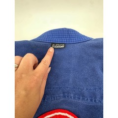 Gracie Barra Equipe GB Jiu-Jitsu Gi Kimono Jacket Blue Kids Size A4 Martial Arts