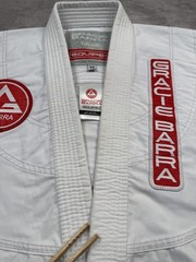 Gracie Barra GB Edition Equipe Kimono Gi Jacket Youth Y4 White Jiu Jitsu BJJ