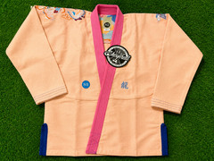 Shoyoroll x Albino & Preto BJJ Gi Year of the Dragon Peach Kimono