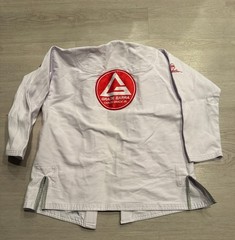 Gracie Barra Equipe GB1 Pro BJJ Gi White A3 Competition Legal Jiu Jitsu Kimono