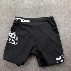 Manto Jiu Jitsu Set Mens XL Black Long Sleeve Rashguard Shorts Grappling MMA