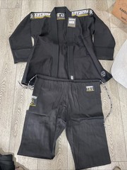 New Tatami Nova Absolute Black Gi A3 With White Belt Men