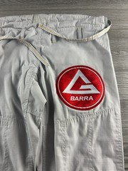 Gracie Barra Pants Men’s A1 White Equipe Edition Vanguard BJJ GI MMA Train Lite