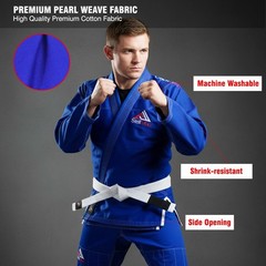 Stellman Core Brazilian Jiu Jitsu Blue 350gsm Grappling Fighting Uniform BJJ Gi