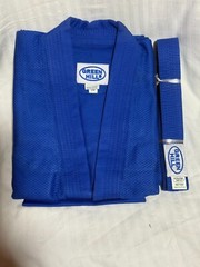 Green Hill Judo Suit Junior Blue suit Martial Arts Suit Belt Judo Free Shipping