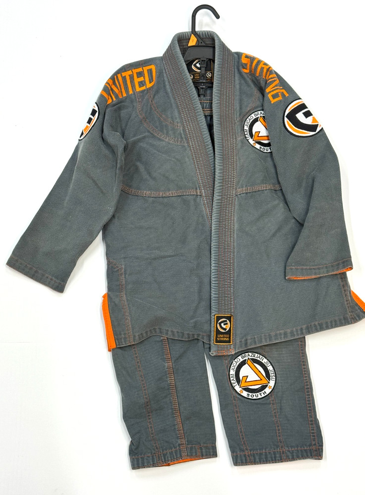 Team Jucao Brazilian Jiu Jitsu Gi Top and Bottom Size C3 Dark Grey