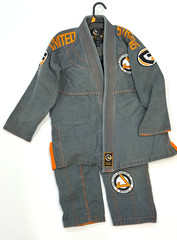 Team Jucao Brazilian Jiu Jitsu Gi Top and Bottom Size C3 Dark Grey