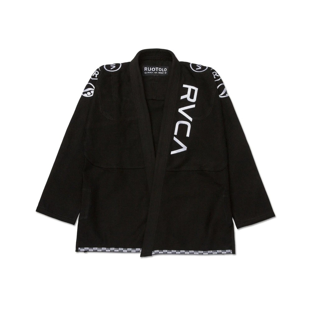 Shoyoroll BJJ Gi RVCA X Kimono Roots Collab – Black 450 GSM – Lightweight & Rare