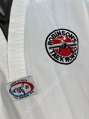 Tiger Claw’s Tea Kwon Do Robinson’s BlackBelt Club Uniform Top