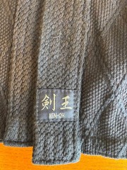 Japanese Kendo Gi Jacket Uniform Ken Oh Dark Blue Size 3.5 Martial Arts