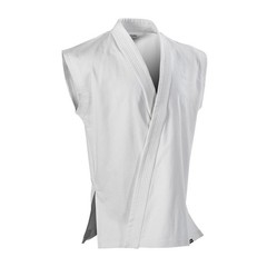 8 OZ. MIDDLEWEIGHT BRUSHED COTTON SLEEVELESS KARATE JACKET