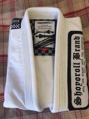 BJJ Gi Shoyoroll Batch #37 Human Chess White JIU JITSU Kimono With Bag