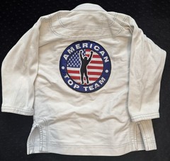 American Top Team Youth Sz M1 Fight Gi Jiu Jitsu BJJ Top & Bottom Uniform + Belt