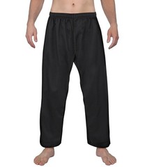 Karate Pants 8oz Middleweight Elastic Waist Martial Arts Pants Perfect for Tr…