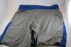 Century Spider Monkey Men’s Size 32 Brazilian Ju Jitsu Shorts Gray Blue